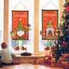 Banner Flags Christmas Banner Flag Santa Claus Match Pendentif Christmas Door Fence Home Decoration Ordin