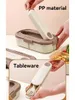 Dinkware WorthBuy Portable Plastics Bento Box per adulti Kids Storage Container Pranzo a microonde per la casa all'aperto