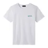 Mode Sommermänner Designer T -Shirt High Quanlity APC Shirt Casual Women Hemd Badge Baumwoll Kurzarm Tee Top