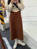 Jupes Alien Kitty A-Line Corduroy Droite Robe Femmes Slim Automne High Taist Mujer Chic Bureau Lady Casual All Match Streetwear