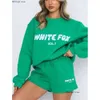 Whites Foxx Tracksuit Womens Whiter Foxx T Shirt Designer Brand Fashion Sports and Leisure Set Fox Sweatshirt Hoodie Shorts Tees Sets 151