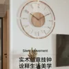 Настенные часы минималистский крупный арт -корейский дизайн -ресторан творческий тихой северная мода Reloj Pared Home Decor