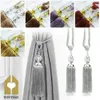 2pcs занавес Tieback Tassels Tassels Tassels Window Crapes украшения кисточки Tiebacks Tie Ascessy 240429