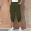 Pantaloni da donna donna corta stile americano europeo estate solido sciolto gamba dritta pantaloni cortili donne mutandine casual lavoro affari