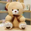 35 cm schattige siter zijden lint teddybeer pluche pop grote kawaii knuffel pluche speelgoed puppet valentijnsdag cadeaus voor meisjes verjaardagscadeaus