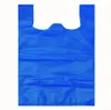 05 kg blaue Plastiktüte Supermarkt Einweg Einwegverdickung mit Griffweste Kitchen Lagerung sauberer Müll Geschenk Wrap1981142