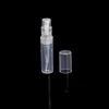 2 ml/2g leer klare Kunststoff Mini -Parfümflasche Nebel Spray Probe Pen Contaier kleine Parfums Zerstäuber Sprühungspräitalbehälter