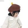 Cappelli Cappelli 1-6y Cappelli per bambini invernali per ragazze e ragazzi berretti per bambini berretti di fotografia neonato cappelli per bambini abiti ottagonali coreani wx