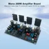 Förstärkare Single Channel Amplifier Board 1943+5200 MONO HIFI Audio Amplifier Färdiga kort 200W för högtalarens elektroniska DIY -kit