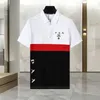 Frühlings Luxus Italien Männer T-Shirt Designer Polo-Shirts High Street Stickerei Drucken Kleidung Herren Marke hochwertige Mehrfachfärben Polo-Shirt