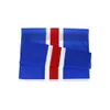 Banner vlaggen IJsland Nationaal Vlag Polyester Rode Kruis IJsland Blauw IJslandse vlagbanner 90x150cm Polyester