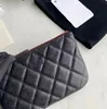 Chanei CC Wallet Luxury Designer Wallet Small Purse Card Holder Credit Wallets Women Classic Black Quilted Fashion Echt lederen Clamshell