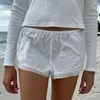 Женские шорты Женщины каваи лаунж пижамы 2024 летние дамы ретро -ретро -женские милые бабочка