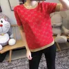 summer silk sweater female celebrities age reduction slim fit thin short sleeve