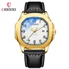 Chenxi Dawn High End Business Watch Radio Hand Mame Genuine Leather Mens Imprensible Night Glow Quartz