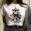 Dames T-shirt Maycaur Avocado Vegan dames T-shirt Harajuku ulzzang kawaii cartoon t-shirt 90s grafische dames korte mouwen t-shirt zomer kledingl2405