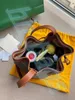Зеркало качество Petit Flot L Buckte Bag Роскошная кошелек женская сумочка для шнурки кожаная сцепление дизайнерские сумки для мужчин мод