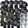 Davante Adams Maxx Crosby Brock Bowers Football Jersey Bo Jackson Abram Ruggs III Hunter Renfrow Aidan O'Connell Ken Stabler Howie Long Jim Plunkett Charles Woodson