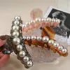 Clip per capelli 1 pezzi Tartaruga Big Pearl Women Accessori Clip Clip Regalo per la festa della mamma