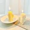 3pcs Kerzen natürliche Pflanze Duft Kerzen Pflaumen duftende Früchte Aromatherapie Urlaub Party Kerze