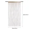 Traitements 100x200cm de rideau de tasselline brillant Salle de rideau de viande rideau de découverte de vitre de porte drapé salon Valance Valance Home Decor