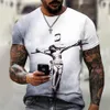 Herren T-Shirts Vintage T-Shirt Christian Jesus 3D Gedrucktes gelegentliches kurzes Slve übergroß