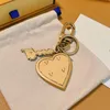 Liefhebbers hartontwerper Keychain Luxury Mens Car Keyring Fashion Couple Gold Key Chain Women Bag Charm Key Ring met doos