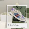 G Designer Sneakers dames mans screener sneakers schoenen kristal dames trainer sneaker topmerk gestreepte mode retro vuil lederen heren 599