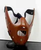 Filmfilm The Silence of the Lambs Hannibal Lecter harts maskerar Masquerad Halloween Cosplay Dancing Party Props Half Face Mask9261165