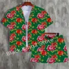 Men's Tracksuits New Northeast Big Flower Design Trendy Strtwear Set STILE MOLE