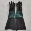 Gants gants de sableux pièces de sable Blaster parties gants explosifs avec des anneaux pour les gants de sablet de sable
