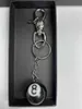 Keychains Lanyards Janese Metal sculpté noir huit dés en dés solide masculine et accessoires tendance des femmes cadeaux Street Street Fashion J240506