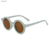Occhiali da sole occhiali da sole per bambini inseriti in una cornice circolare 1-7 anni occhiali da sole da sole Protezione da sole WX