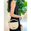 Marcie Double Carry Bag Chlor Saddle Leather Fashion Luxurys Designer Woman Shoulder Bags Tote Oblique Large Capacity Crossbody Handbags Purses 134