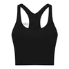 Дизайнер LL Tops Sexy Women Yoga Sport Learkwear Leats Sports Bra Traby Trabout Running Push-Up Athletic Shock Pression