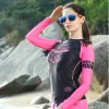 Suits SABOLAY Rashguard Shirt Lycra Surf Quick Dry Tights Beach Clothes Suit Protect Hurt By Jellyfish Sunshine Proof UV Protection