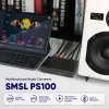 Конвертер SMSL PS100 USB C DAC AMP Bluetooth Coaxial Optical HDMI Аудио -преобразователь Многофункциональный усилитель для домашнего автомобиля Music Music ES9023 Чип