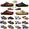 Vrouw Favoriete schuifregelaars Designer Slippels Slijbanen Verstoppen Birkinstock Bostons Beach SandBeach Platform Room Huis Men Berkinnastock Schoenen Sandalen