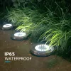 装飾4PCS 20LED SOLAR GROUND LIGHT GARDEN LAWN PATHWAY階段ヤードランドスケープデコレーション用の屋外防水