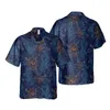 Camicie casual maschile koi pesce koi camicie stampate 3d per uomo vestiti di fantasia carpa animale grafica camicia da spiaggia hawaii biologia biologia corta camicette slve tops y240506