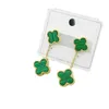 Cheap price and highquality earring jewelry Classic Four Leaf Clover Earrings with with common cleefly