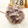 Decorative Flowers Artificial Silk Hydrangea Vase For Home DIY Wedding Accessories Bridal Bouquet Wall Arrangement Po Props