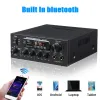 Förstärkare KS33BT HIFI Digital Amplifier Bluetooth Stereo LED Digital Sound Amplifiers USB Memory Card AUX FM Radio 2x450W Amplificador