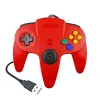 Fareler USB Kablolu N64 Gamepad Joystick Orijinal Nintend 64 Konsol USB Denetleyici Gaming Joystick Nintend N64 Gamepad