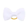 Çocuk Saç Aksesuarları Bowknot Bebek Kızlar Bağlar Bows Elastik Kauçuk Bantlar Şerit Bowknot Scrunchie