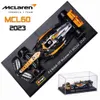 다이 캐스트 모델 자동차 BBURAGO 1 43 MCL60 2023 4XW Lando Norris P2 UK GP McLaren F1 #81 Oscar Piastry 자동차 다이 캐스팅 자동차 ​​모델 레이싱 Carl2405