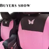 2024 Volledige set Universal Butterfly Car Nieuwe patroon bandenvorm Auto Cover Airbag Safe Truck Van Suv Seat Protecto Accessoires