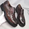 Sıradan Ayakkabı Yingshang Erkekler Giydirme Resmi Timsah Deri