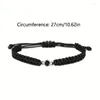 Bracelets de charme Bracelet de projection de corde tressée colorée 100 langues je t'aime bijoux pour copine cadeau 2024 Fashion romantique