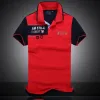 2024 Polo Men Big Horse Camisa Designer de luxe solide Designer masculin Summer Col à manches courtes